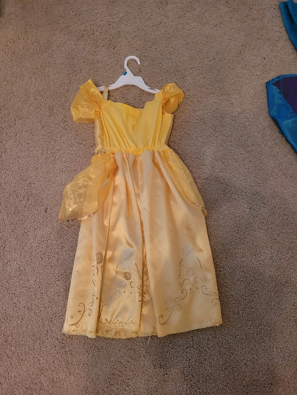 Disney Princess Belle Costume Dress Size 4-6X